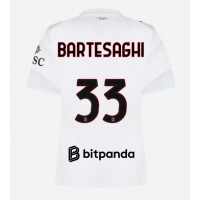 AC Milan Davide Bartesaghi #33 Vieraspaita Naiset 2026-27 Lyhythihainen
